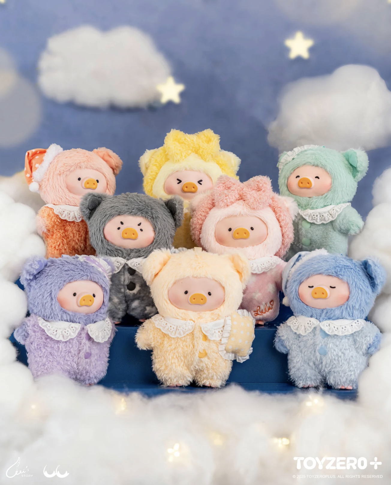  LuLu’s Dreaming Wonderland Series PVC Plush Keychain Blindbox